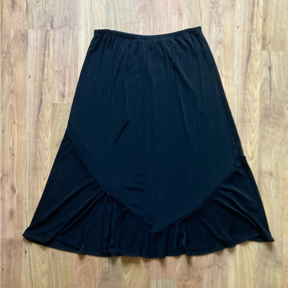 Chico's Elegant Black Maxi Skirt
